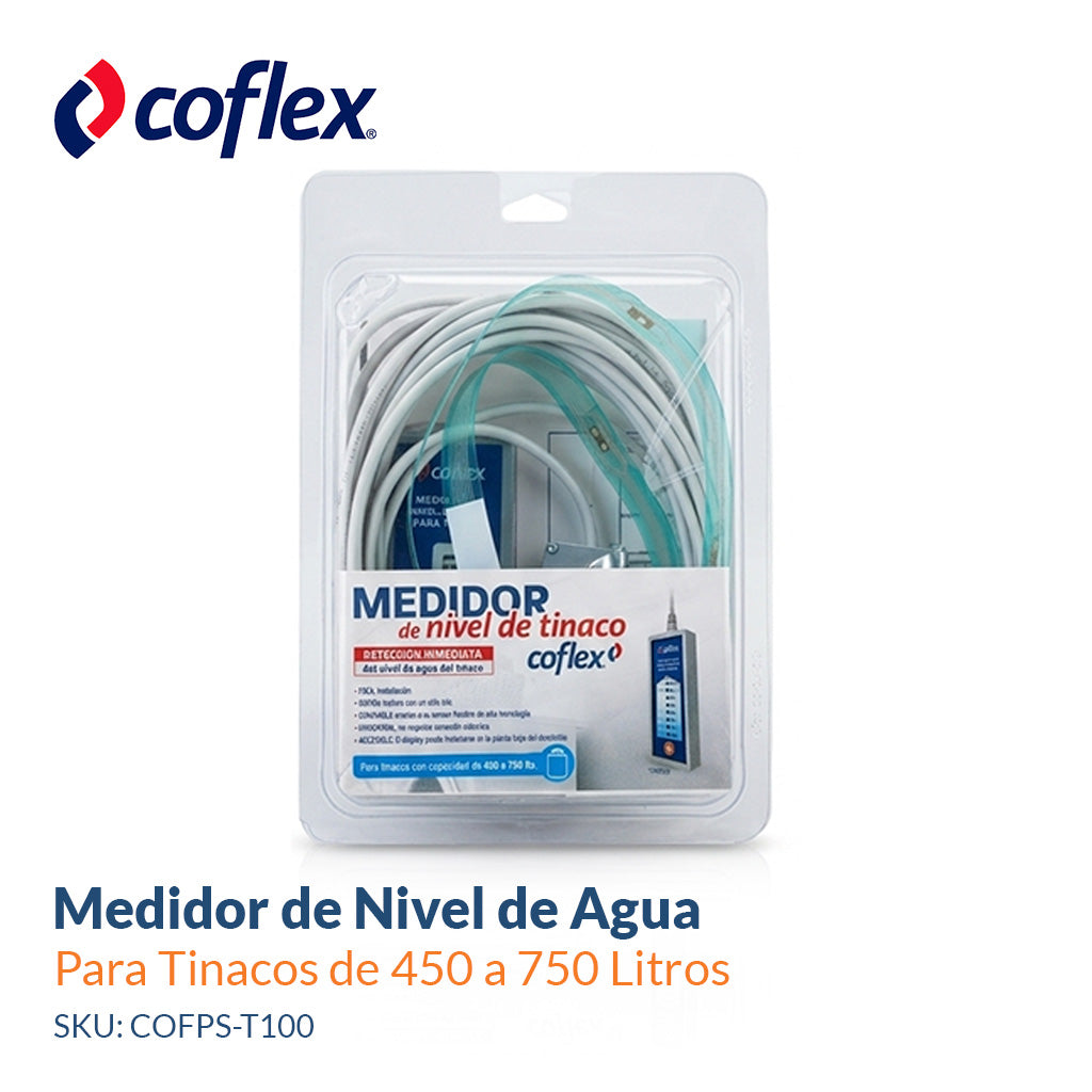 Medidor de Nivel de Agua para Tinacos de de 450 a 750 Litros COFLEX PS-T100