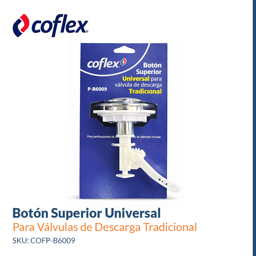 Botón Superior Universal para Válvulas de Descarga Tradicionales COFLEX P-B6009