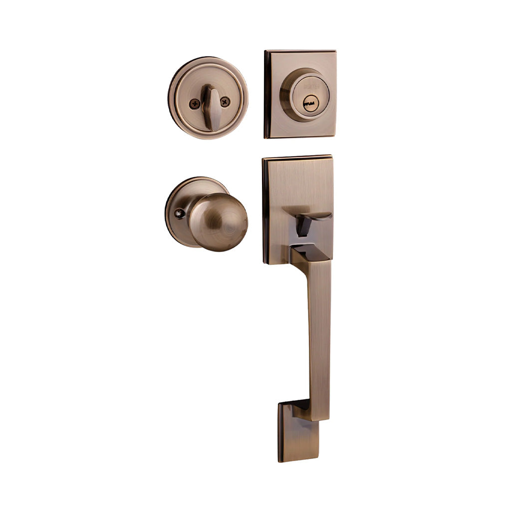 Cerrojo Boston Llave-Mariposa Latón Antiguo Alta Seguridad Dexter 6308