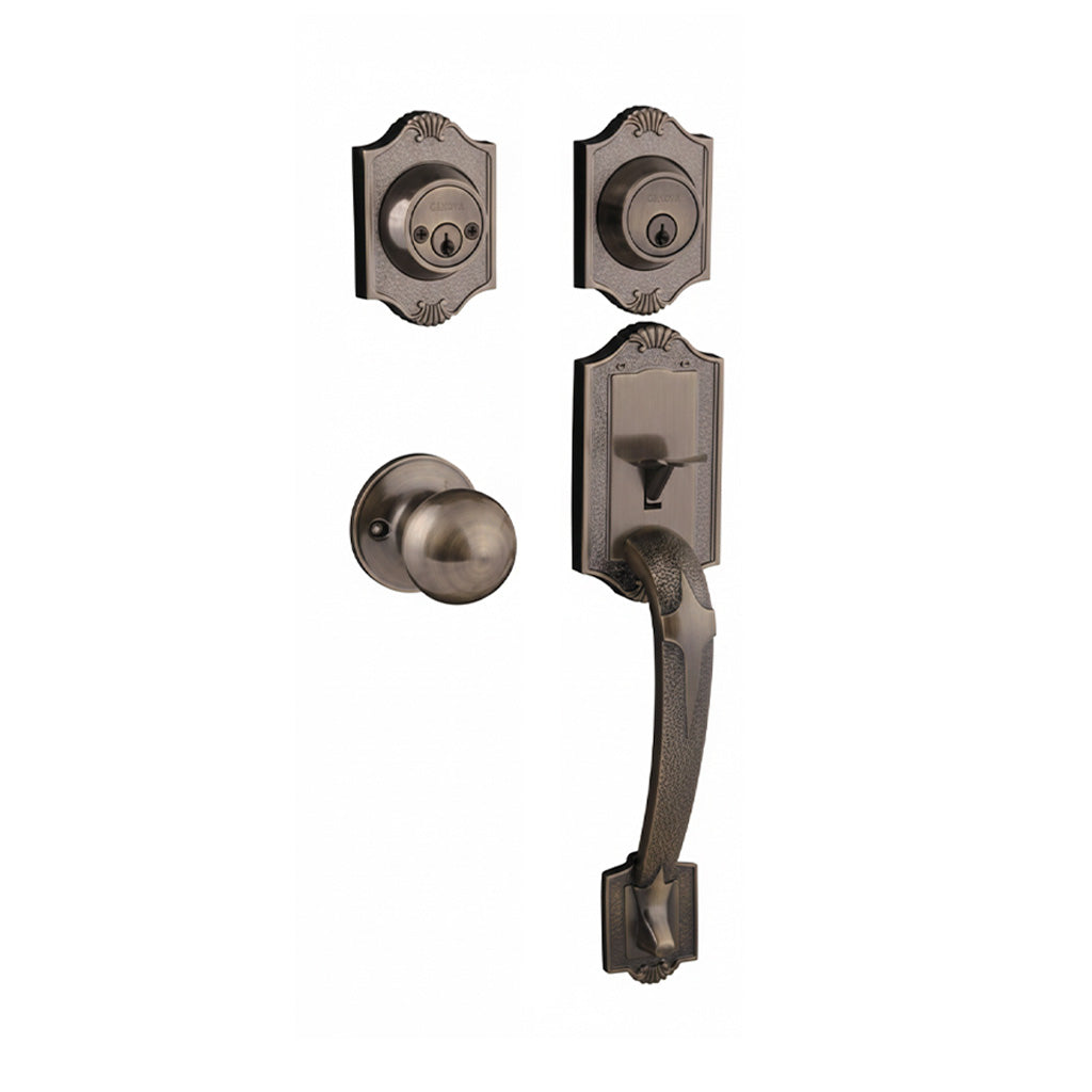 Cerradura Génova Llave-Llave Latón Antiguo Dexter 4188