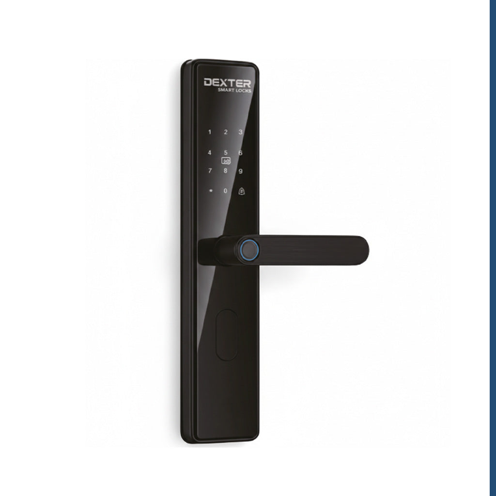 Cerradura de embutir Inteligente PP100 - WiFi - Negra - Dexter